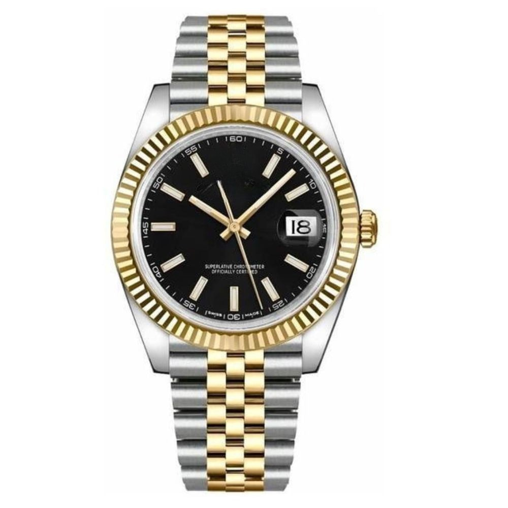 Datejust Black Dial Gold & Steel 41mm