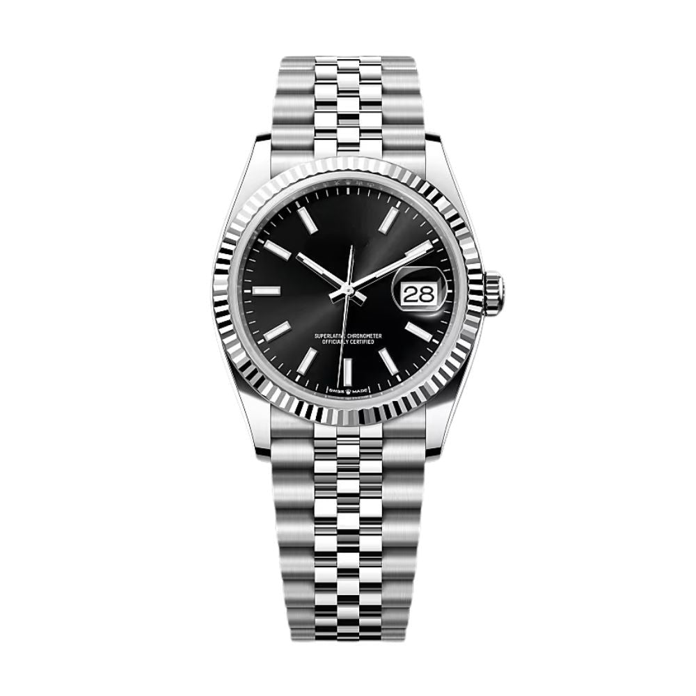 Datejust Black Dial Jubilee Bracelet 41mm