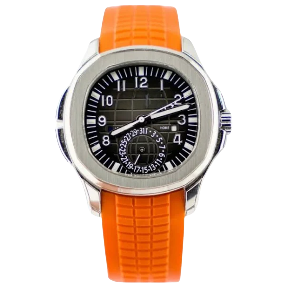 Aquanaut Chronograph Silver Orange